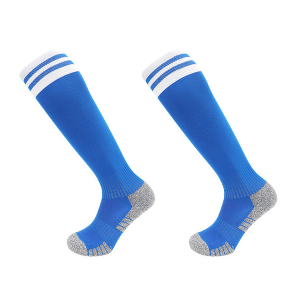 Academy Knee Football Soccer Socks Blue