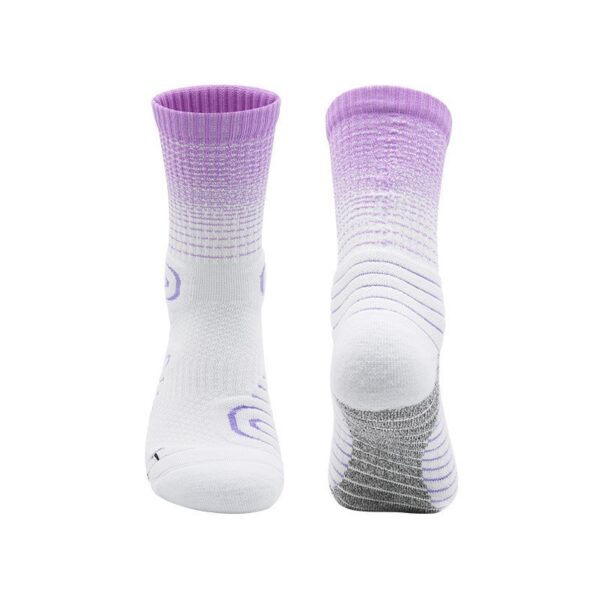 Crew Basketball Socks Gradient Purple