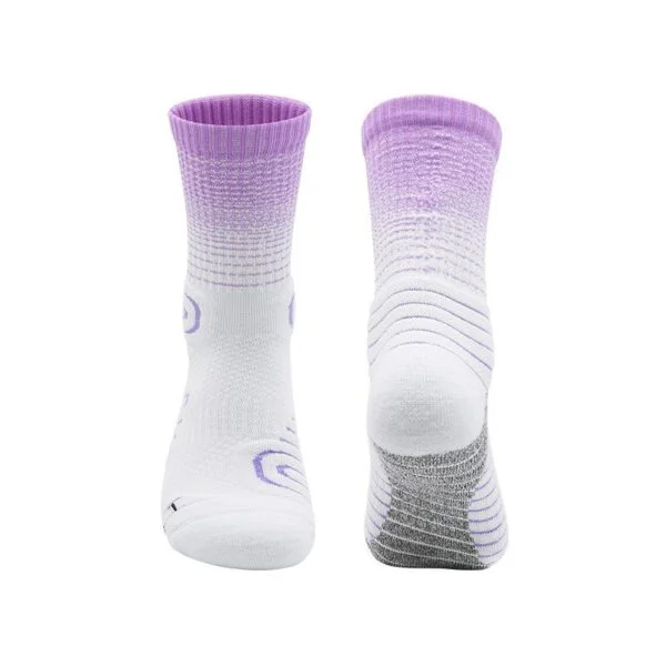 Crew Basketball Socks Gradient Purple