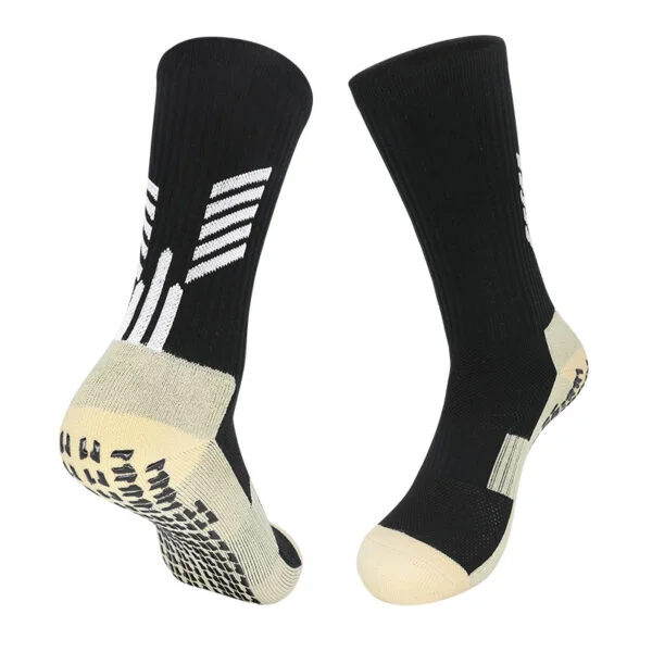 Short Grip Soccer Socks Black