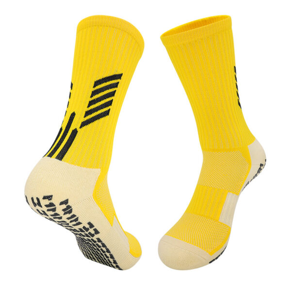 Short Grip Soccer Socks Yellow