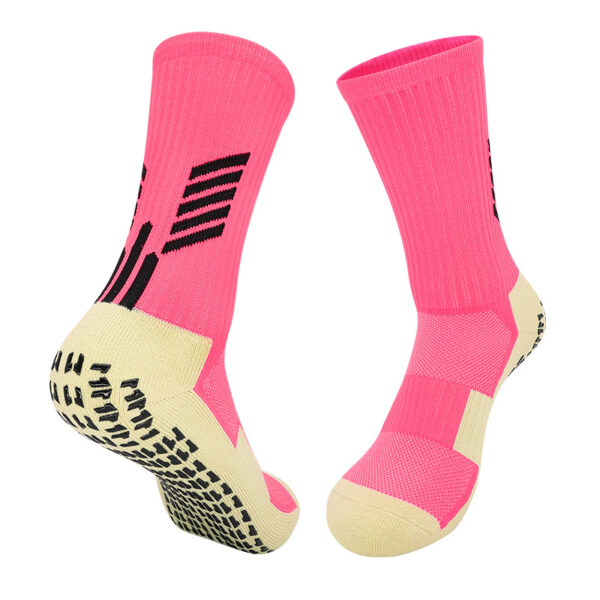 Short Grip Soccer Socks Rosy