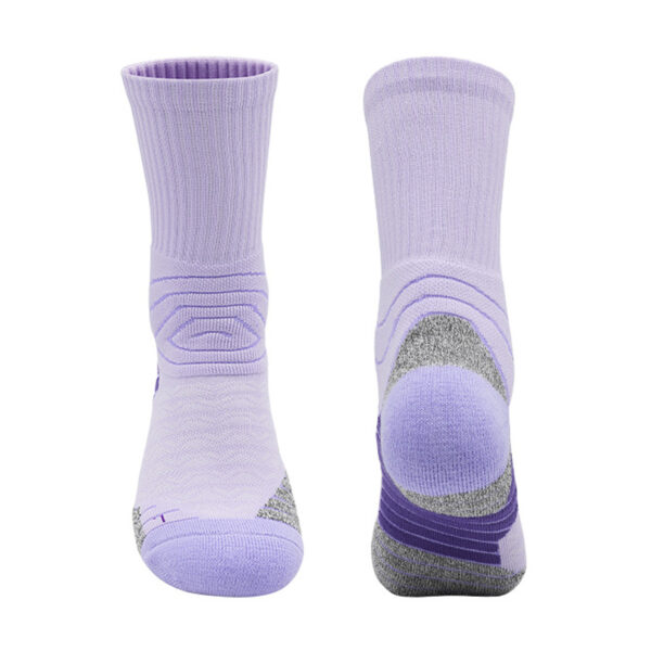 Mid Athletic Basketball Socks Purple