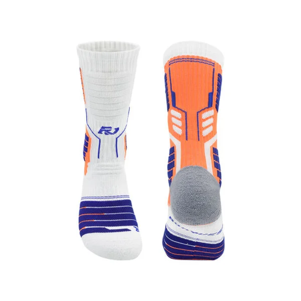 Cool Crew Basketball Socks Orange Blue