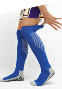 knee-high soccer grip socks