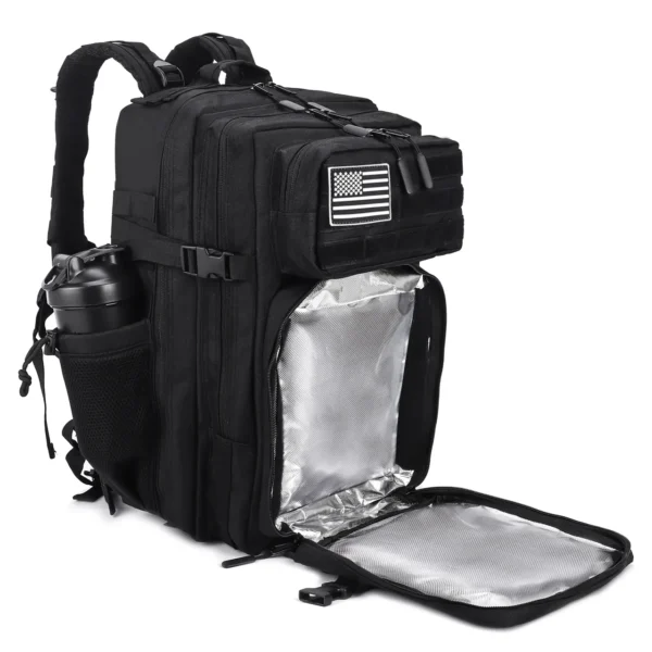 45L Tactical Meal Prep Management Backpack Black (1)