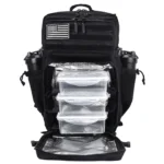 45L Tactical Meal Prep Management Backpack Black