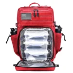 45L Tactical Meal Prep Management Backpack Red
