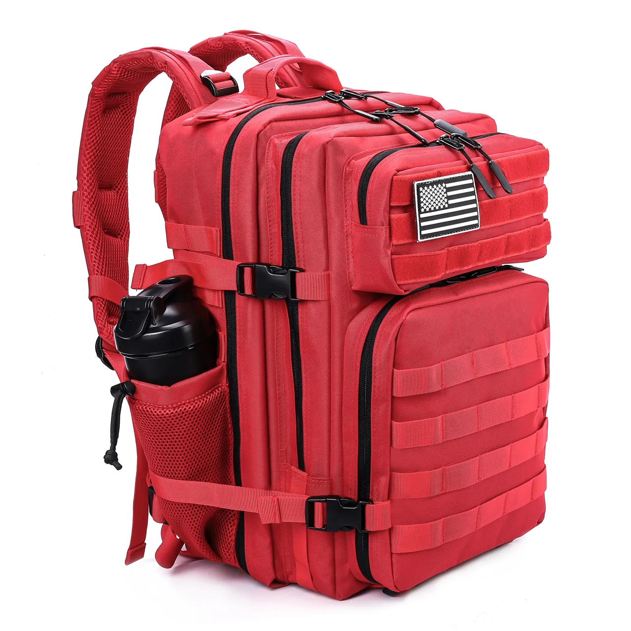 45L Tactical Meal Prep Management Backpack Red (3)