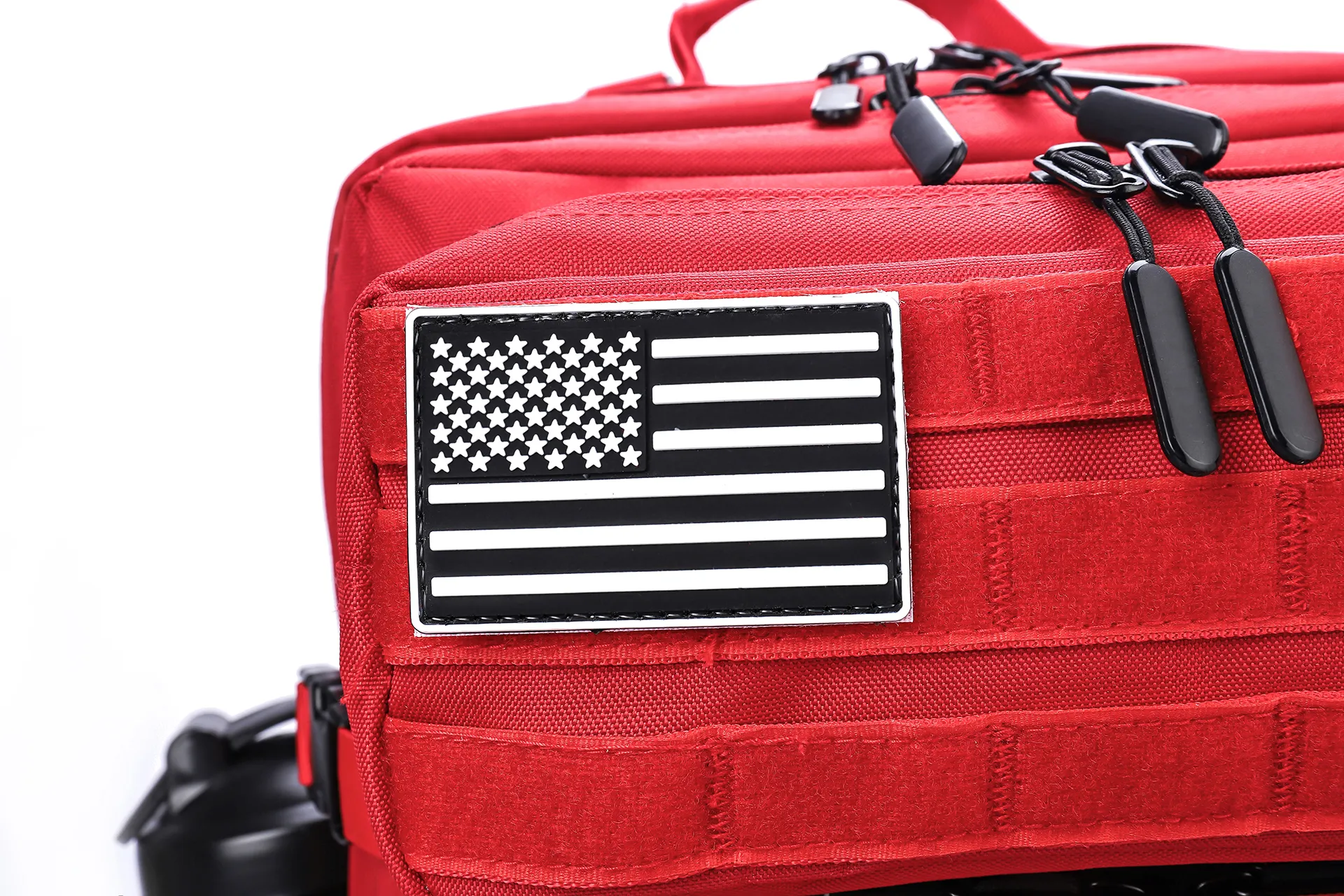 45L Tactical Meal Prep Management Backpack Red Detail (1)