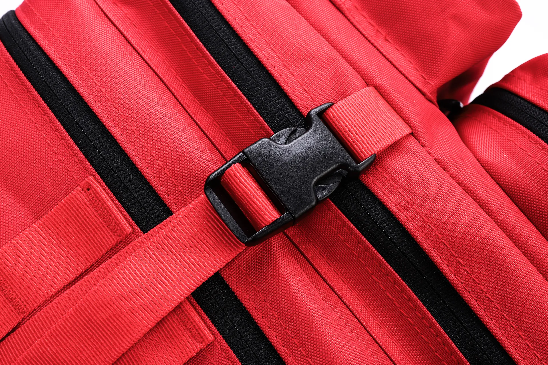 45L Tactical Meal Prep Management Backpack Red Detail (5)
