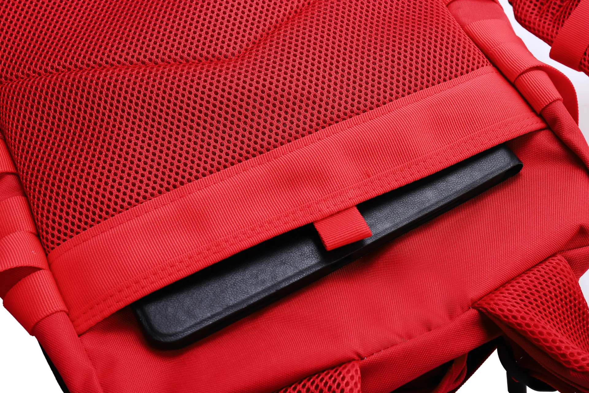 45L Tactical Meal Prep Management Backpack Red Detail (8)