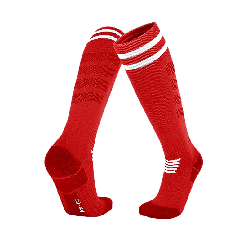 Over Knee Stripe Soccer Socks Black