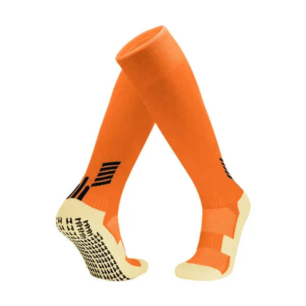 Long Grip Football Socks Orange