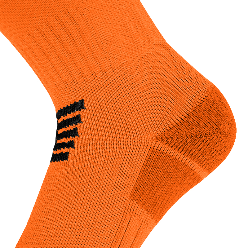 Over Knee Stripe Soccer Socks Orange (4)