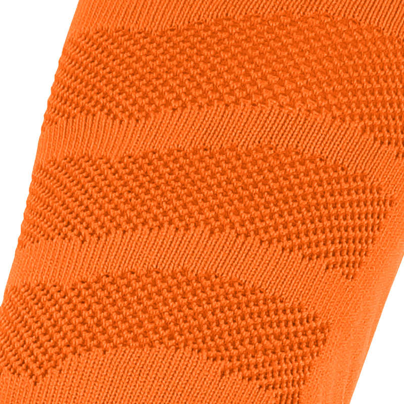 Over Knee Stripe Soccer Socks Orange (7)