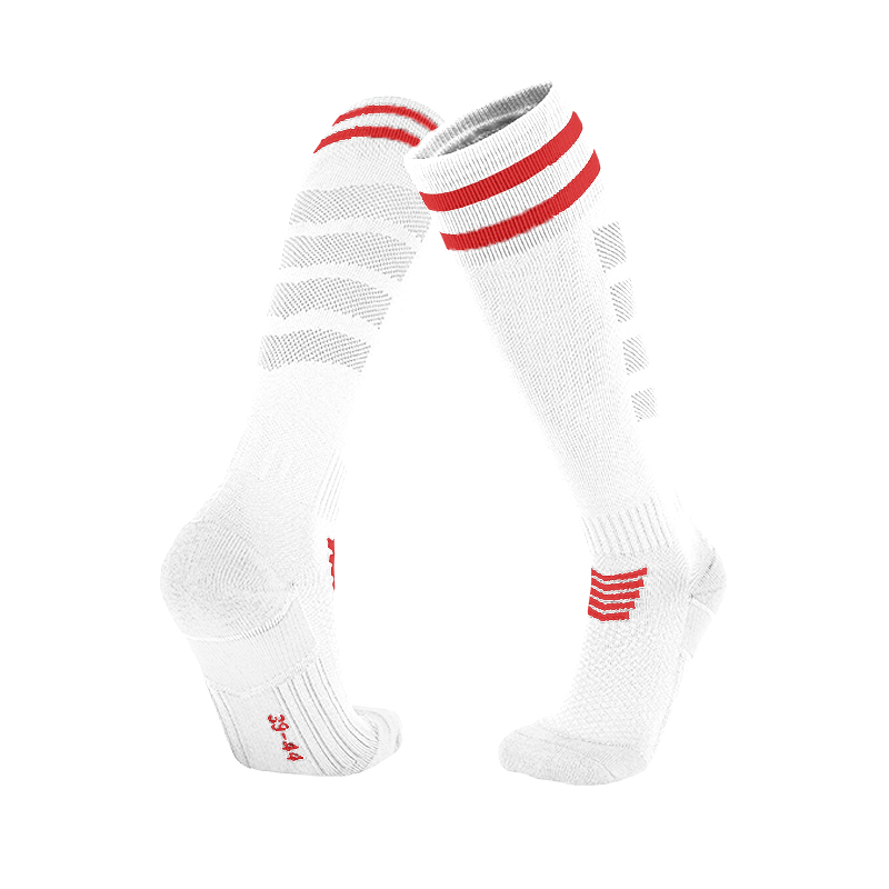 Over Knee Stripe Soccer Socks Black