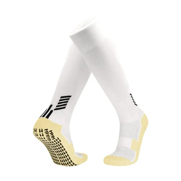 Tall Grip Football Socks White