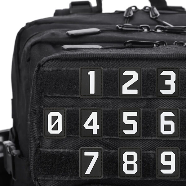 0-9 Number Rubber Patches
