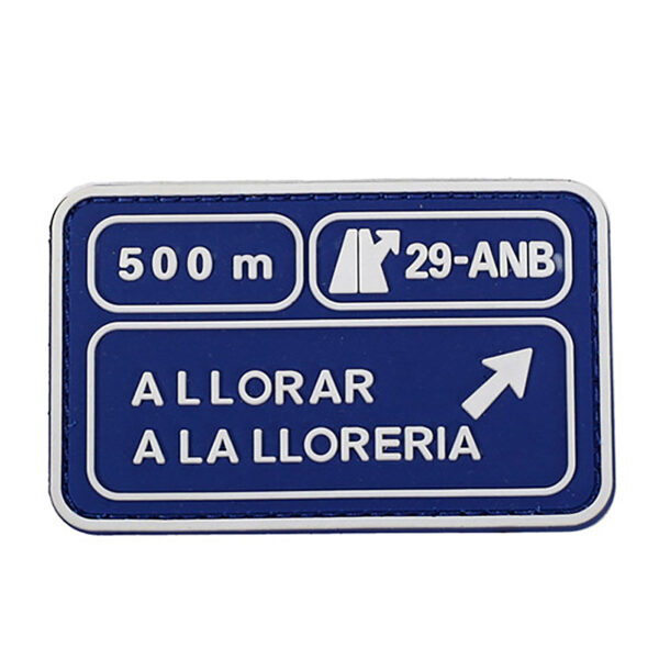 500m Rubber Patches Blue