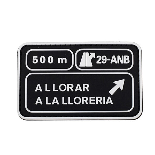 500m Rubber Patches White