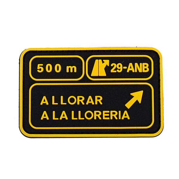 500m Rubber Patches Yellow