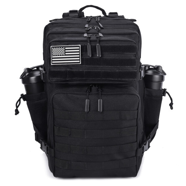 Black Tactical Gym Backpack
