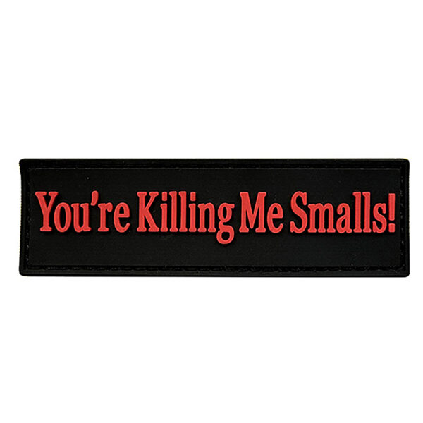 You're Killing Me Smalls Rubber Patches Red
