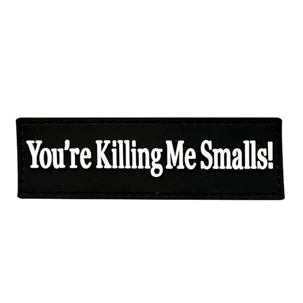 You're Killing Me Smalls Rubber Patches White